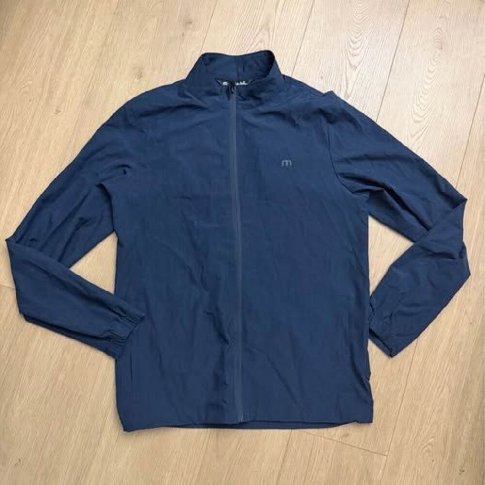 TravisMathew Athletic Golf Full-Zip Jacket Size Small Blue